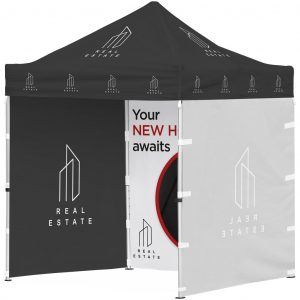 Ovation Sublimated Gazebo 2m X 2m Petite Frame - 3 Full-Wall Skins