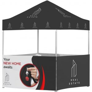 Ovation Sublimated Gazebo 2m X 2m Petite Frame - 4 Half-Wall Skins