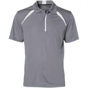 Mens Quinn Golf Shirt  - Grey Only