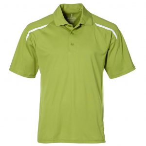 Mens Nyos Golf Shirt  - Lime Only