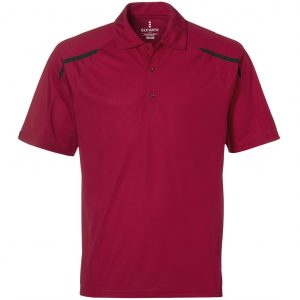 Mens Nyos Golf Shirt  - Red Only