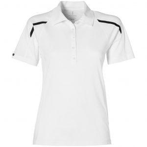 Ladies Nyos Golf Shirt  - White Only