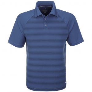 Mens Shimmer Golf Shirt  - Blue Only