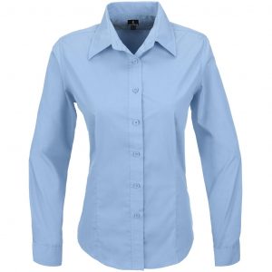 Ladies Long Sleeve Preston Shirt  - Blue Only