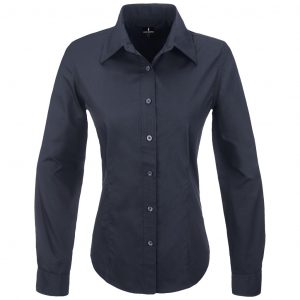Ladies Long Sleeve Preston Shirt  - Navy Only
