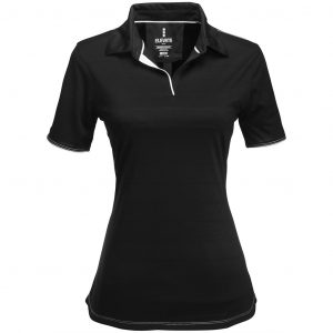 Ladies Prescott Golf Shirt  - Black Only