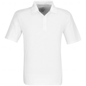 Mens Jepson Golf Shirt  - White Only