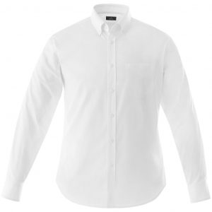 Mens Long Sleeve Wilshire Shirt  - White Only
