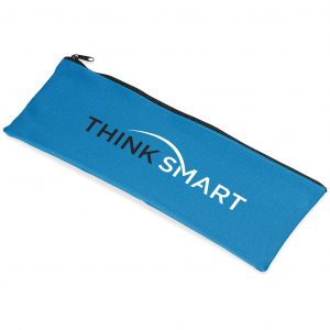 Varsity Maxi Pencil Case - Cyan Only