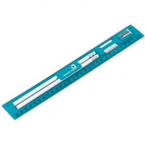 Scholar Ruler & Stationery Set - Turquoise Only
