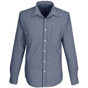 Mens Long Sleeve Glenarbor Shirt  - Navy Only