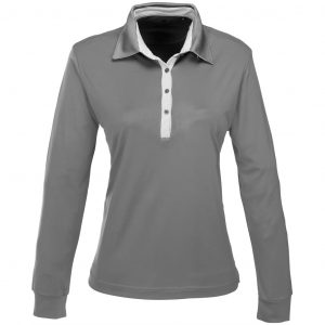 Ladies Long Sleeve Pensacola Golf Shirt  - Grey Only