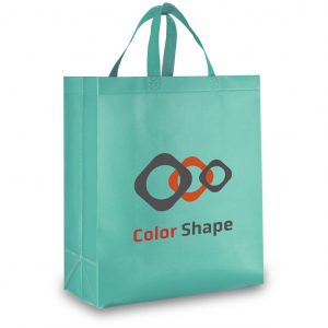 Pacific Laminated Non-Woven Shopper - Turquoise Only