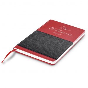 Flux Midi Hard Cover Notebook - Red Only
