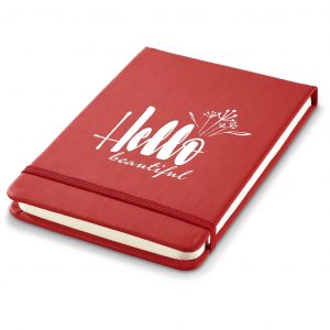 Discovery A6 Hard Cover Flip Notebook - Red Only