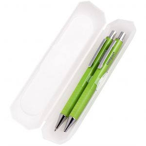 Tag Team Pen And Pencil Set - Lime Only