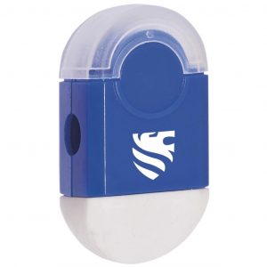 Duo Eraser And Sharpener - Blue Only