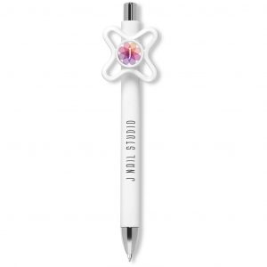 Pluto Spinner Ball Pen - Solid White Only