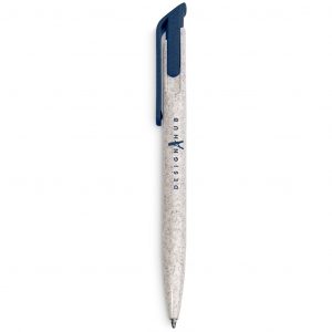 Okiyo Yucca Wheat Straw Ball Pen - Navy Only