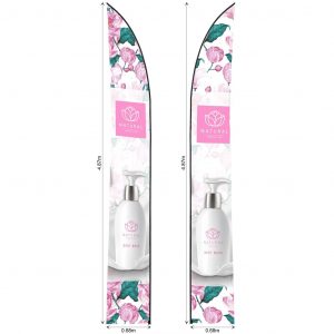 Legend 4m Sublimated Arcfin Double-Sided Flying Banner Skin