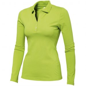 Ladies Long Sleeve Zenith Golf Shirt - Lime Only