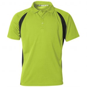 Mens Apex Golf Shirt  - Lime Only
