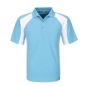 Mens Grandslam Golf Shirt  - Aqua Only