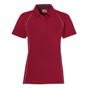 Ladies Victory Golf Shirt  - Red Only