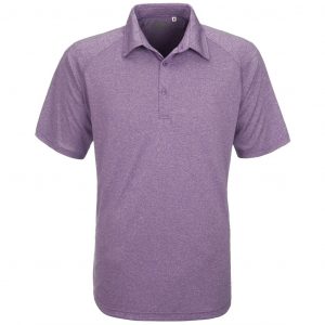 Mens Triumph Golf Shirt  - Purple Only