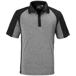 Mens Matrix Golf Shirt  - Black Only