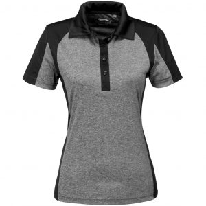 Ladies Matrix Golf Shirt  - Black Only