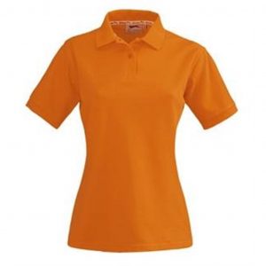 Ladies Crest Golf Shirt  - Orange Only