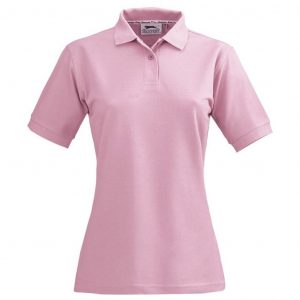 Ladies Crest Golf Shirt  - Pink Only