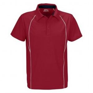 Mens Victory Golf Shirt  - Red Only