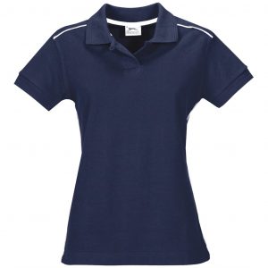 Ladies Backhand Golf Shirt  - Navy Only