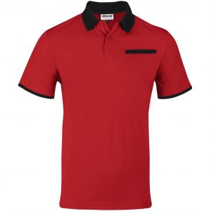 Mens Caliber Golf Shirt - Red Only