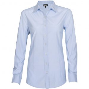 Ladies Long Sleeve Portsmouth Shirt - Light Blue Only