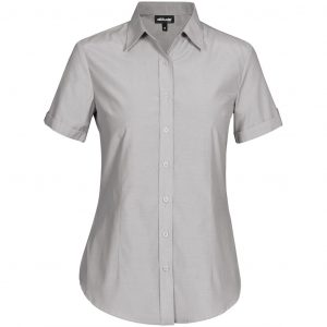 Ladies Short Sleeve Portsmouth Shirt - Grey Only
