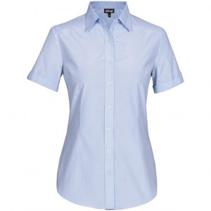 Ladies Short Sleeve Portsmouth Shirt - Light Blue Only