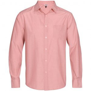 Mens Long Sleeve Portsmouth Shirt  - Red Only