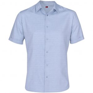 Mens Short Sleeve Wallstreet Shirt - Blue Only