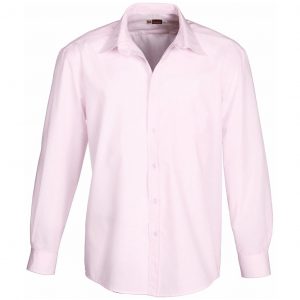 Mens Long Sleeve Washington Shirt  - Pink Only