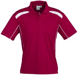 Mens United Golf Shirt - Red Only