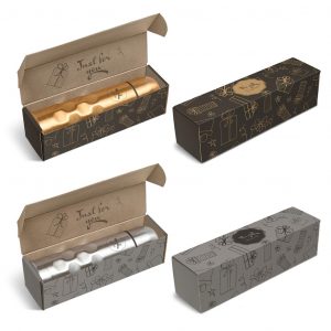 Meteor Flask in Bianca Custom Gift Box
