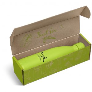 Wahoo Bottle in Bianca Custom Gift Box - Lime Only