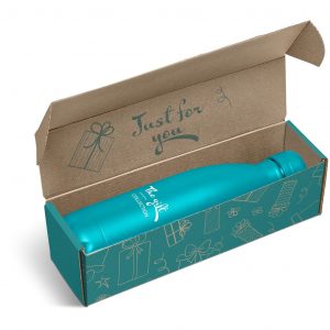 Wahoo Bottle in Bianca Custom Gift Box - Turquoise Only