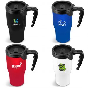 Jazzy Double-Wall Travel Mug - 410ml