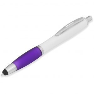 Nano Stylus Ball Pen  - Purple Only