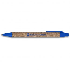 Okiyo Elm Cork Ball Pen - Blue Only