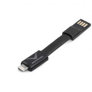 Ready-Charge 2-In-1 Connector Cable Keyholder - Black Only